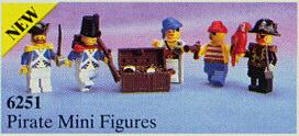 LEGO® 6251 Pirate Mini Figures (Sea Mates)
