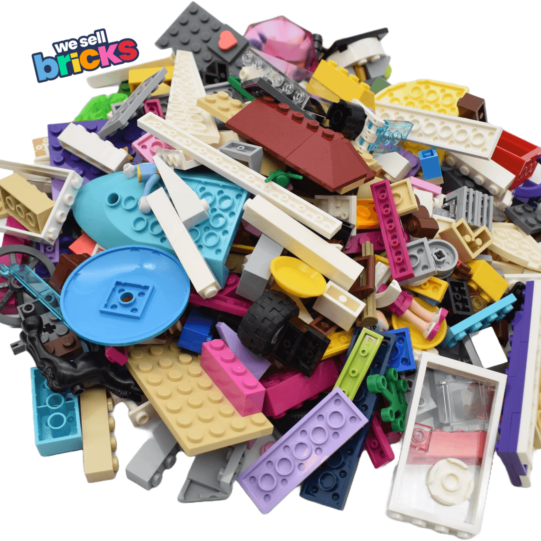 LEGO® Friends 500g Bricks, parts & pieces + 2 minifigures -Genuine Bundle