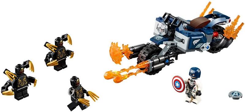LEGO® 76123 Captain America: Outriders Attack