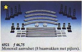Lego® Monorail Accessory Track - 6921