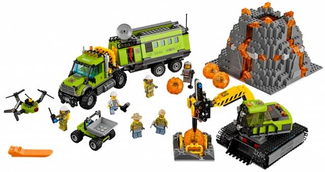Lego® Volcano Exploration Base - 60124