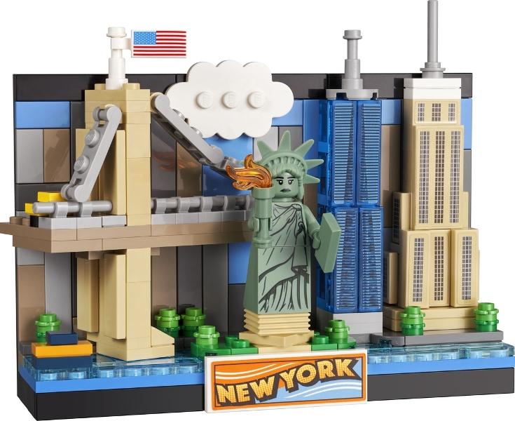 Lego® New York Postcard-40519