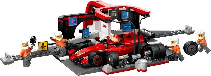 Lego® F1 Pit Stop & Pit Crew with Ferrari Car -60443