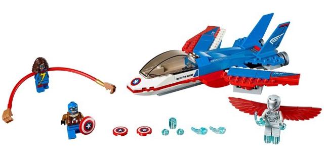Lego® 76076 - Captain America Jet Pursuit
