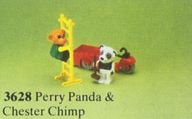Lego® 3628 - Perry Panda & Chester Chimp